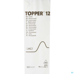 TOPPER 12 KOMPR UST 10X10CM 200ST 