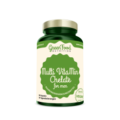 GreenFood Nutrition Multi VitaMin Chelate für Männer 90 Kapseln 