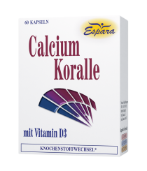Espara Calcium-Koralle mit Vitamin D3 Kapseln 