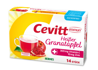Cevitt immun® Heißer Granatapfel Zuckerfrei 14 ST 