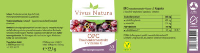 OPC Traubenkernextrakt + Vitamin C Kapseln 