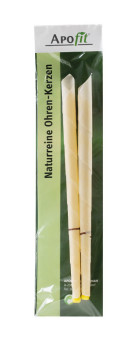 APOfit Ohrenkerzen-Naturrein 2Stk + Schutzscheibe 