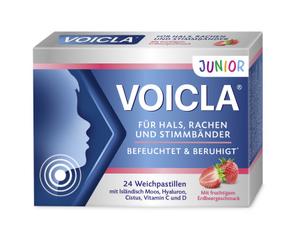 VOICLA® Junior Weichpastillen Erdbeere 