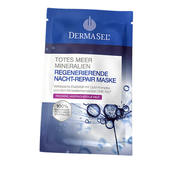 DermaSel® Totes Meer Mineralien Regenerierende Nacht-Repair Maske 