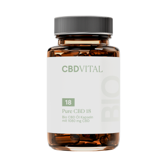 CBD VITAL Bio Pure CBD 18 Kapseln 