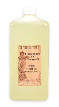 Flüssigseife mit Orangenöl 1 Liter 
