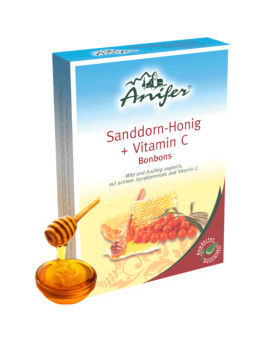 Anifer® Sanddorn-Honig + Vitamin C Bonbons 