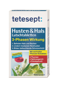 tetesept Husten & Hals 3 Phasen Lutschtabletten 