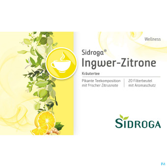 Sidroga Wellness-Tee Ingwer-Zitrone 20ST 