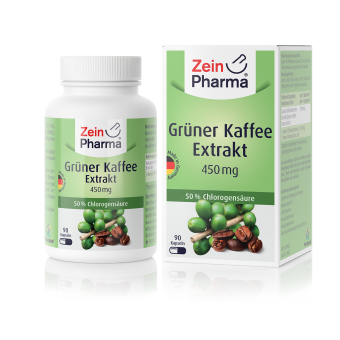 Zeinpharma Grüner Kaffee Extrakt 450 Kapseln 