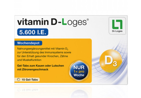 vitamin D-Loges® 5.600 I.E. Gel-Tabs 