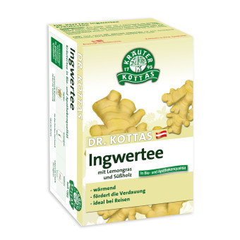 Dr. Kottas Ingwertee mit Lemongras und Süßholz 