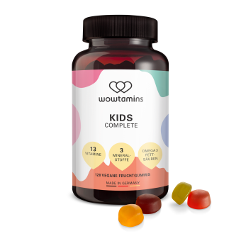 wowtamins KIDS COMPLETE Fruchtgummis 