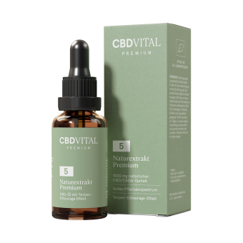 CBD VITAL Naturextrakt PREMIUM Öl 5% 
