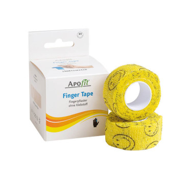 APOfit Finger-Tape 2,5 cm × 4,5 m, Smiley 
