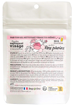 Gesichtsreiniger in Pulverform Pfingstrose StepOne 20gr = 250ml Cleaenser 