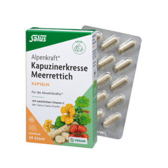 Salus® Alpenkraft®  Kapuzinerkresse-Meerrettich bio Kapseln 
