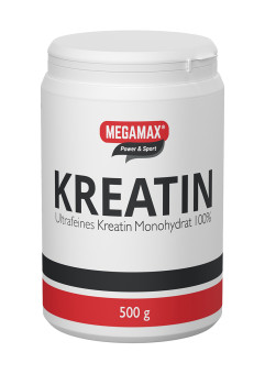 MEGAMAX® KREATIN - ultrafeines Kreatin Monohydrat 100% 