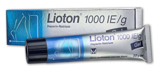 Lioton® - Das Gel mit hoher Heparin Konzentration (1000 IE/g) 